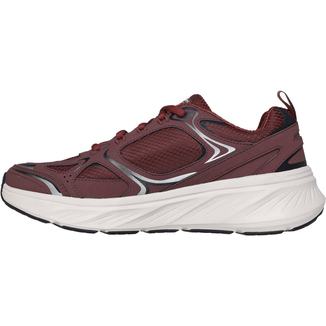 Men's Relaxed Fit Skechers 232844 Edgeride Exodis Trainers in Burgundy - Image 4