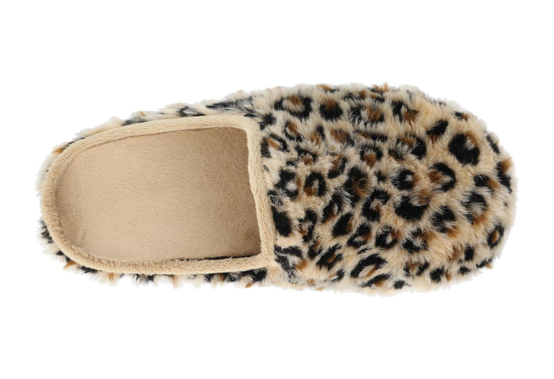 Womens Wide Fit DB Bittern Mules in Grey Animal Print - Image 8