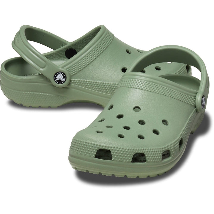 Women's 10001 Crocs Classic Clog Sandals in Moss - Image 1