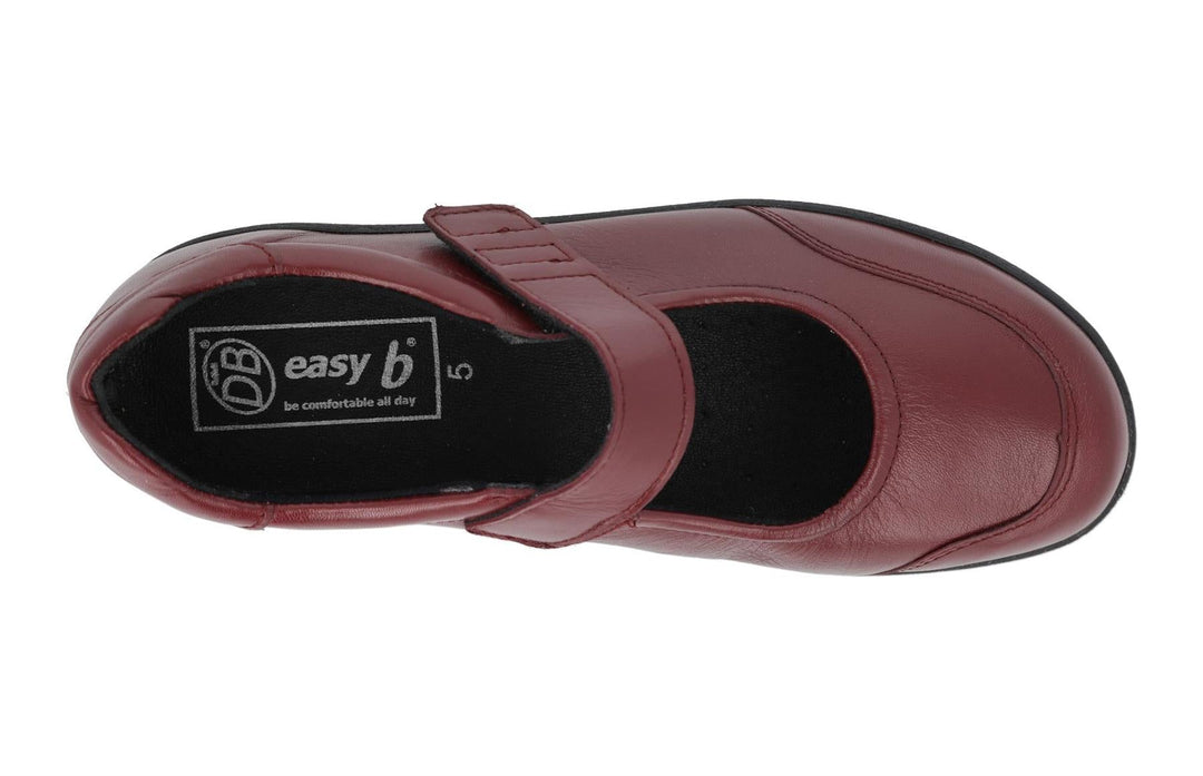 Women's Wide Fit DB Redpoll Shoes in Black Stretch Leather - Image 14
