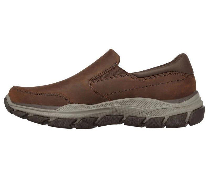 Men's Wide Fit Skechers 204480 Respected Calum Walking Trainers - Cocoa in Cocoa - Image 1