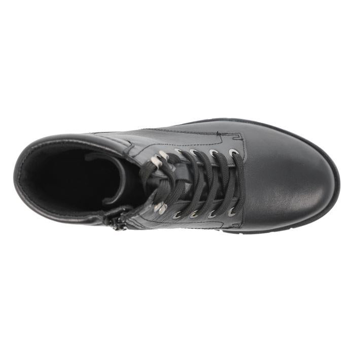Women's Wide Fit DB Pershore Water-Resistant Boots in Black Leather - Image 5