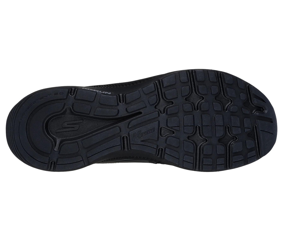 Men's Wide Fit Skechers 220866WW Go Run Consistent 2.0 Running Trainers - Goga Mat in Black - Image 6