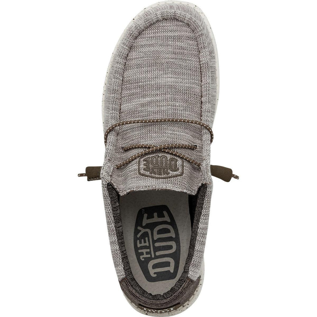Men's Heydude Classic Wally Stretch Mix Shoes in Limestone - Image 7