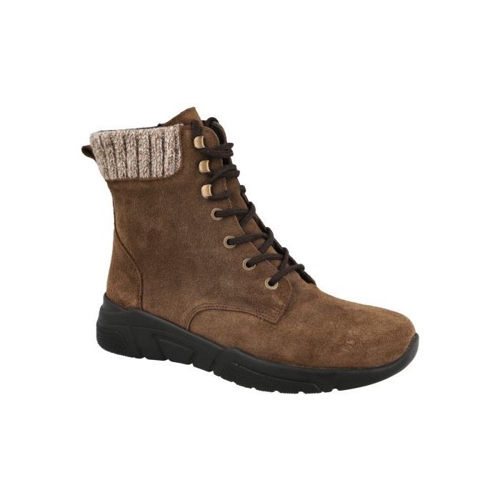 Women's Wide Fit DB Acre Boots in Black Suede - Image 1
