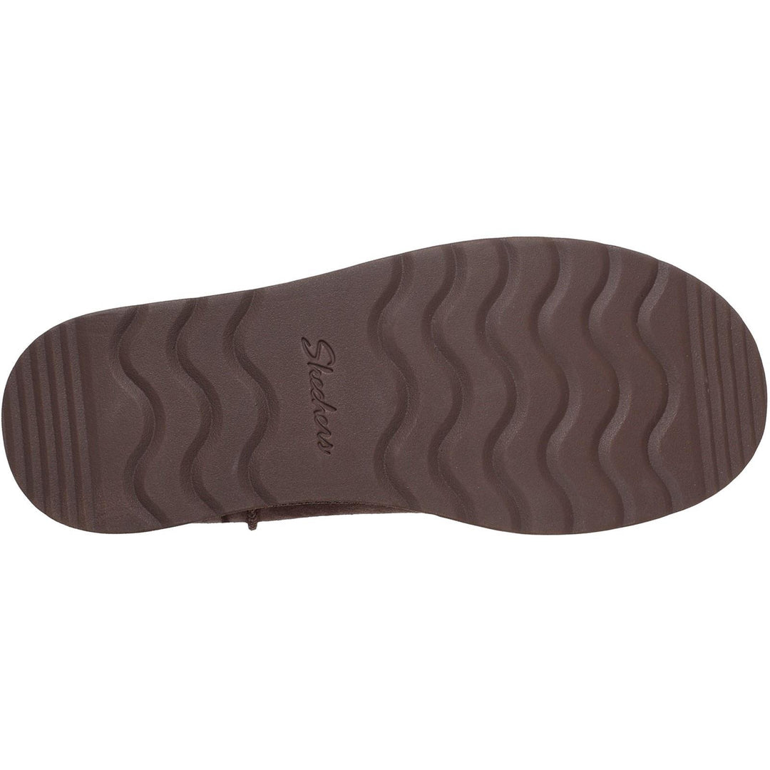 Women's Wide Fit Skechers 169143 Slip-ins Keep Cozy Boots in Black - Image 11