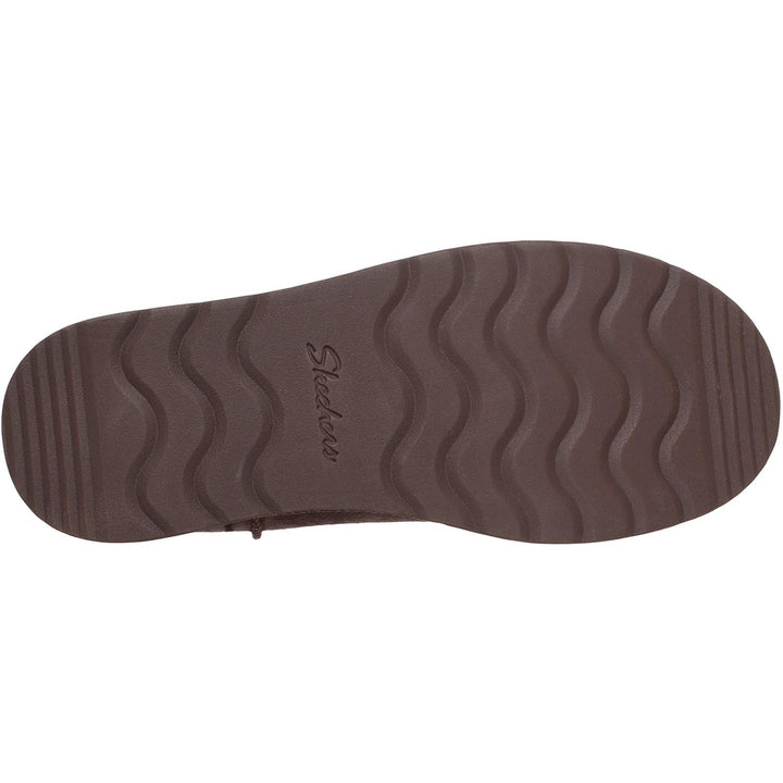 Women's Wide Fit Skechers 169143 Slip-ins Keep Cozy Boots in Black - Image 1