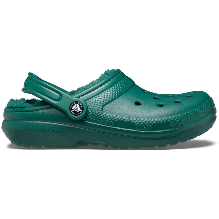 Women's Crocs 203591 Classic Lined Clog Sandal in Emerald - Image 1