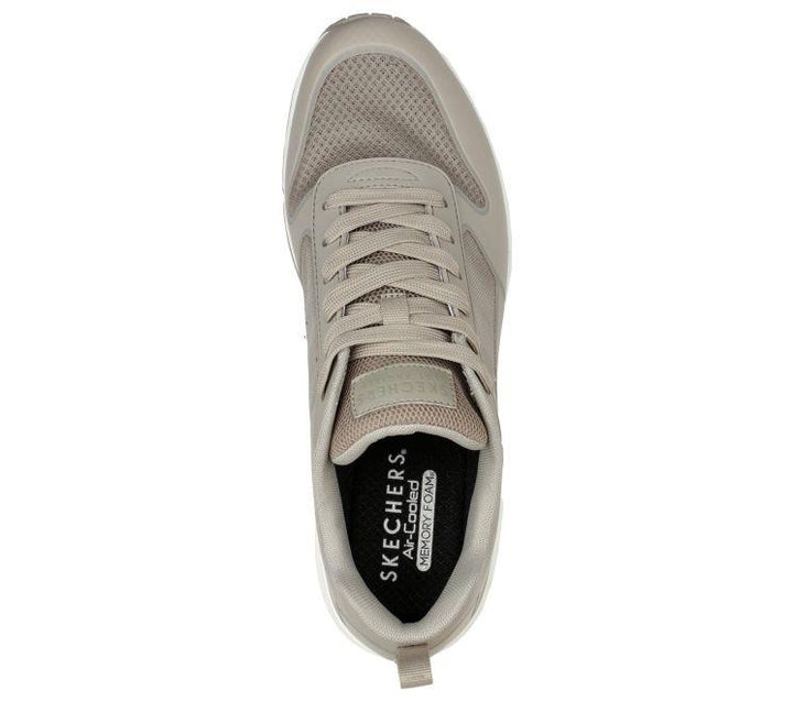 Men's Wide Fit Skechers 232248 Uno - Sol Trainers in Taupe - Image 1