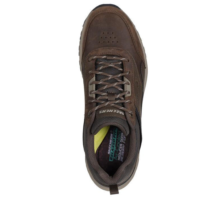 Men's Relaxed Fit Skechers 210925 Slade Peralto Trainers in Cocoa - Image 1