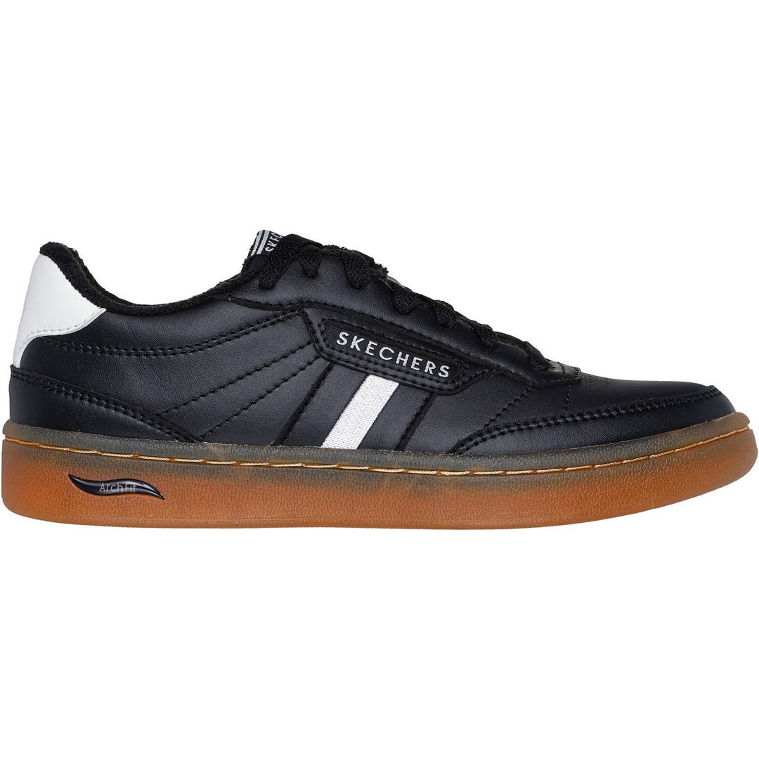 Women's Wide Fit Skechers 158806 Arch Fit Classic Trainers in Black - Image 2