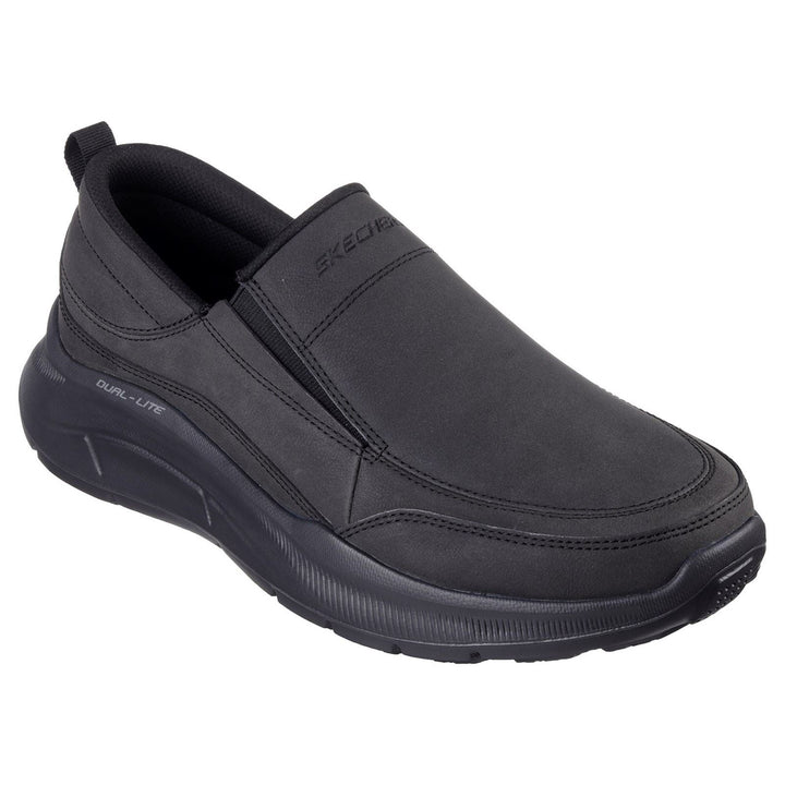 Men's Wide Fit Skechers 232517 Equalizer 5.0 Harvey Trainers - Black in Black - Image 1