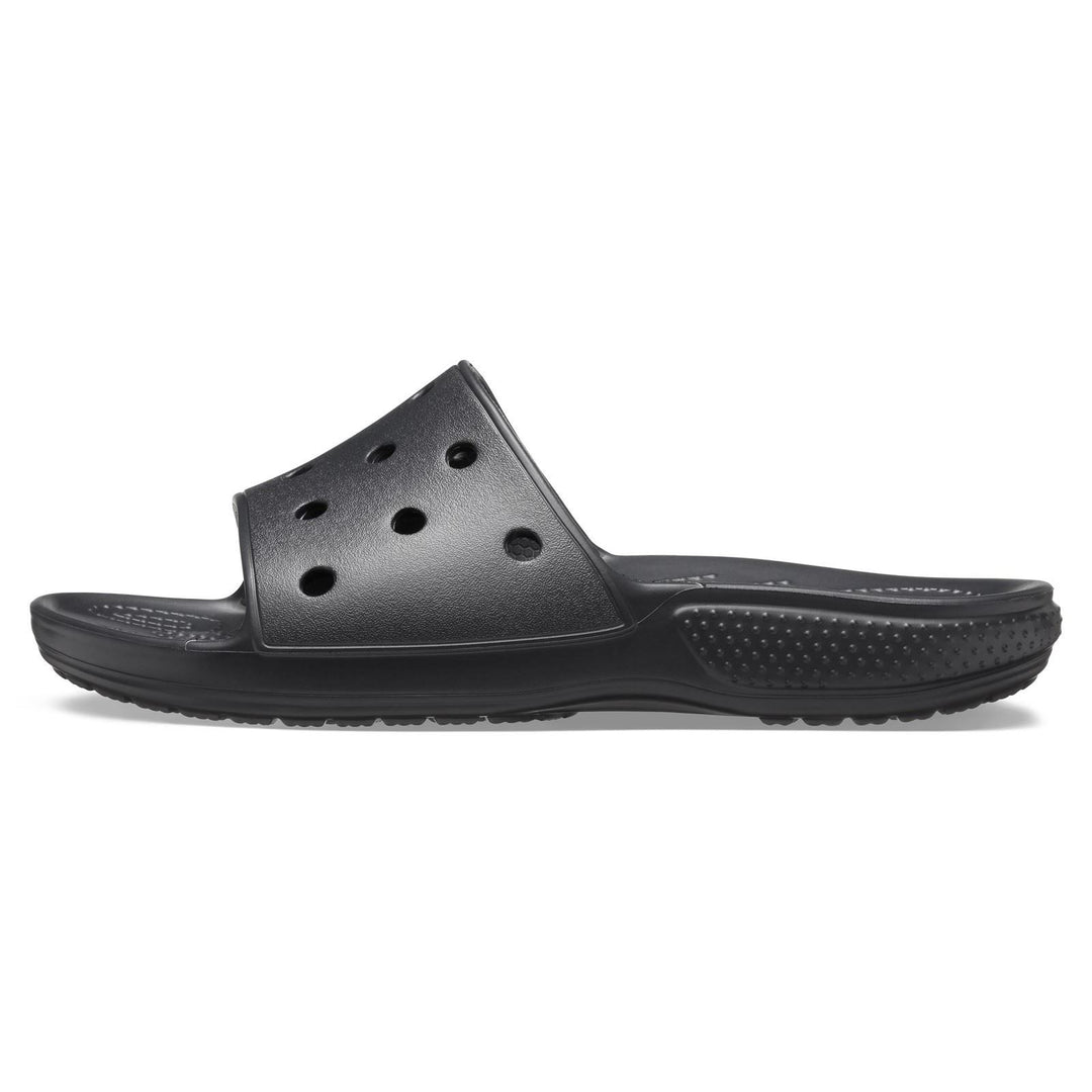 Women's Crocs 206121 Classic Slippers in Black - Image 3