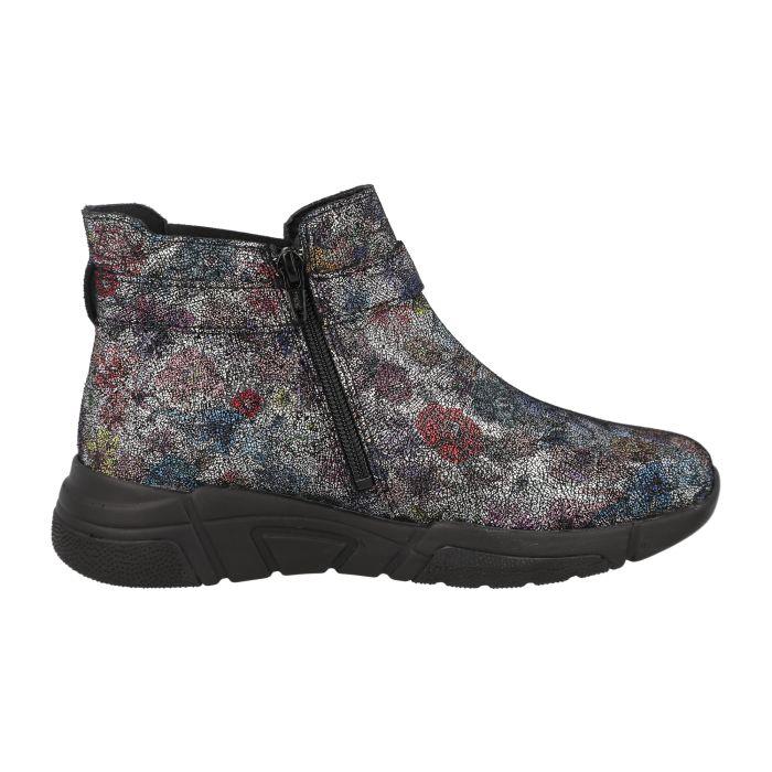Women's Wide Fit DB Lakewood Boots in Black Leather - Image 1