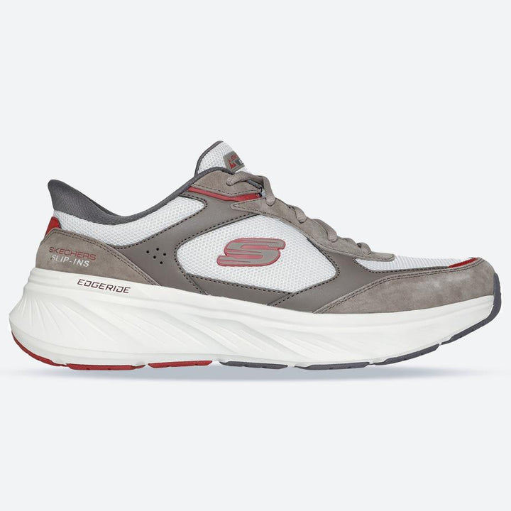 Mens Relaxed Fit Skechers 232947 Slip-ins Edgeride Erlon Trainers in Brown/Multi - Image 1