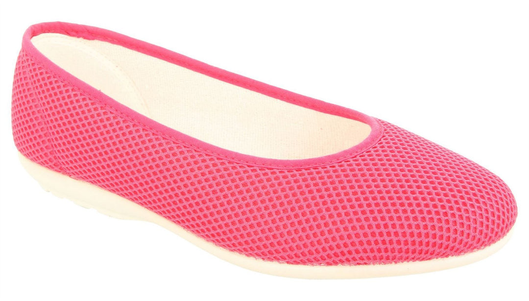 Womens Wide Fit DB Melissa Slippers in Black Textile - Image 11