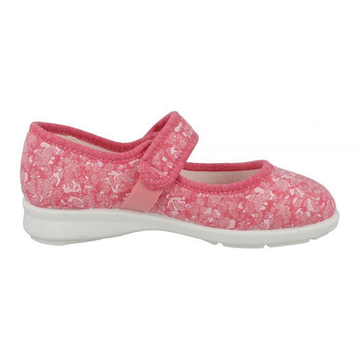 Women's Wide Fit Db Pelican Canvas Shoes in Pink Canvas - Image 4