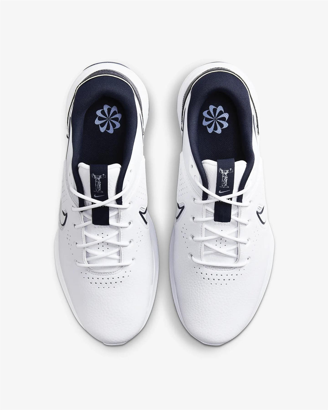 Men's Wide Fit Nike DX9028-102 Victory Pro 3 Golf Trainers in White - Image 7