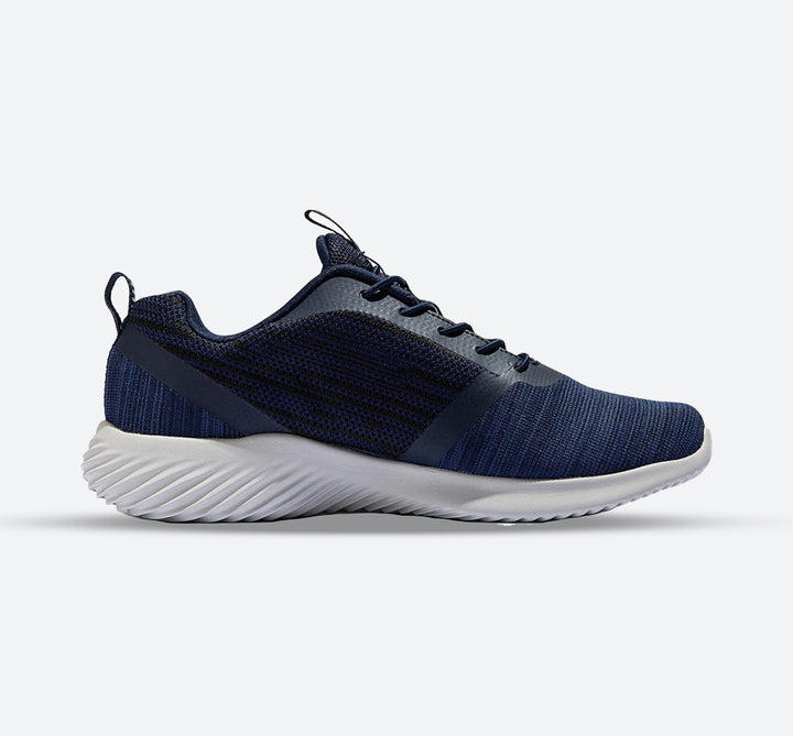 Men's Wide Fit Skechers 52504 Bounder Walking Trainers in Navy - Image 1