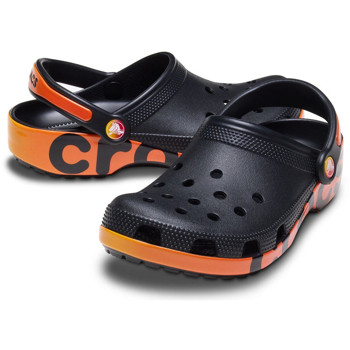 Women's Crocs 210732 Classic Reflector Clog Sandals in Black - Image 1