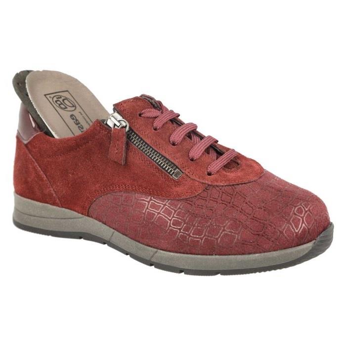 Women's Wide Fit DB Cumulus Trainers in Black Suede / Stretch / Patent - Image 11