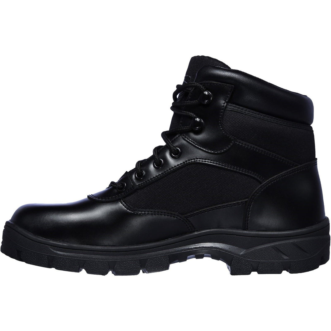 Men's Wide Fit Skechers 77526EC Wascana Benen Lace Waterproof Boots in Black - Image 5