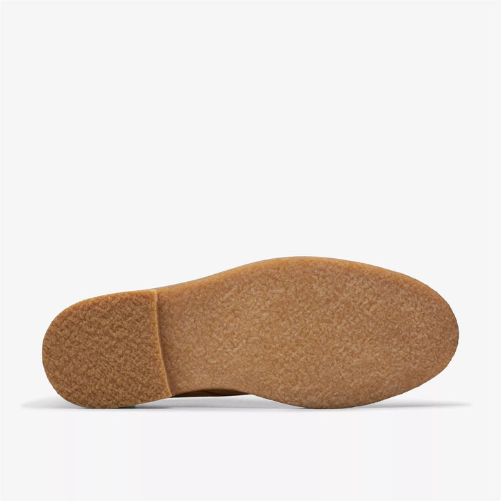 Clarks Wide Fit Shoes Mens in Light Tan Suede - Image 1