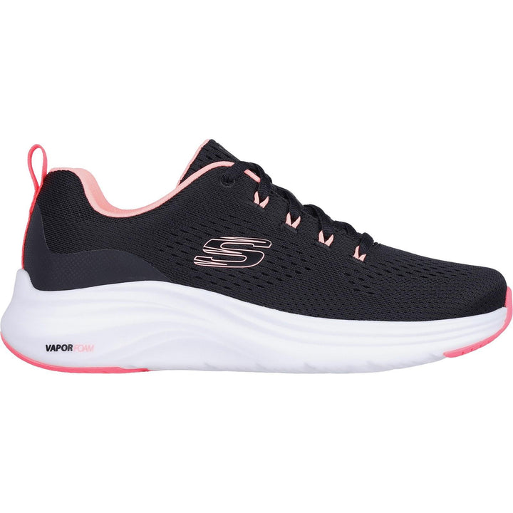 Women's Wide Fit Skechers 150024 Vapor Foam Fresh Trend Trainers in Black/Pink - Image 1