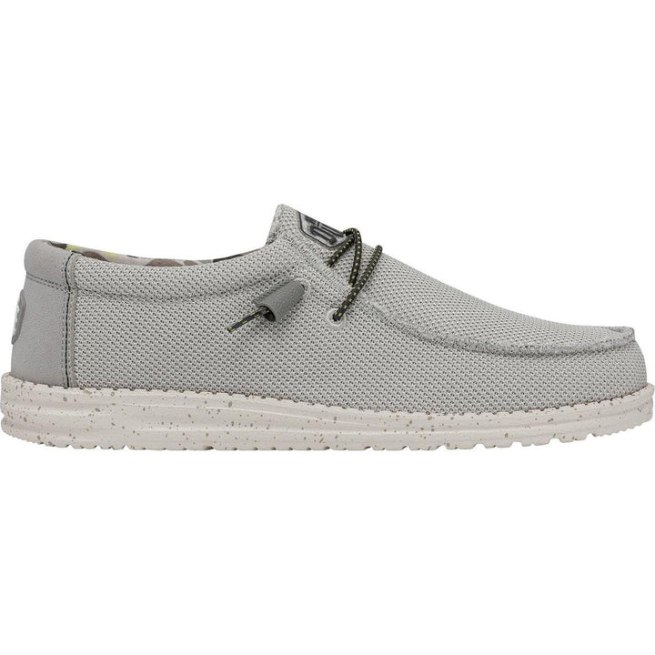 Men's Heydude Wally Sox Triple Needle Shoes in Fog - Image 1