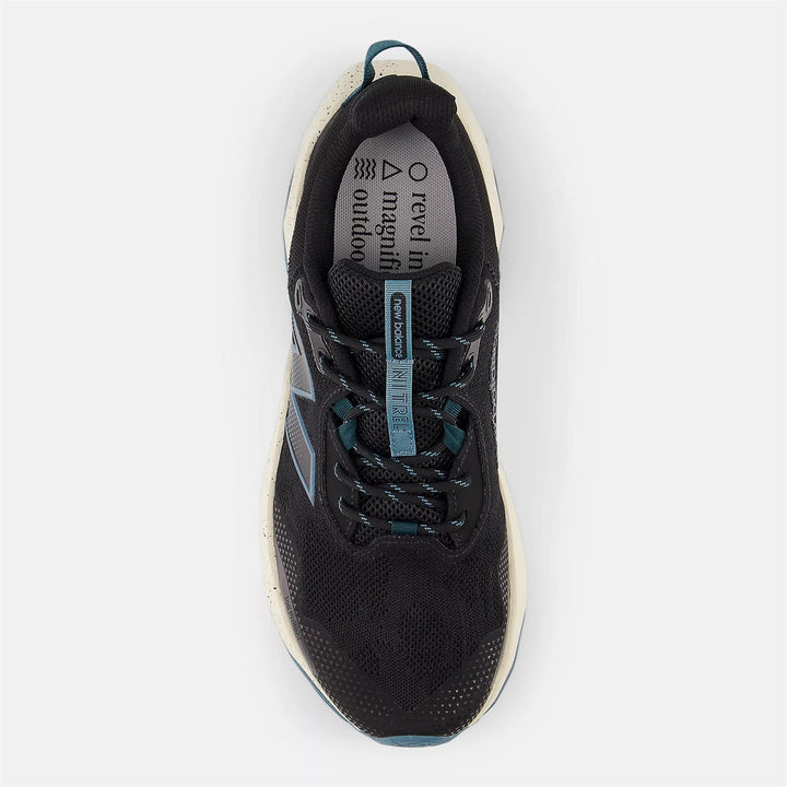 Men's Wide Fit New Balance MNTR9D5 Dynasoft Nitrel V6 Trail Walking/Running Trainers in Black/Salt Water - Image 1