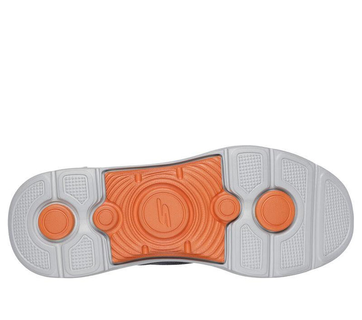 Men's Wide Fit Skechers 216602WW Slip-ins Arch Fit 2.0 Simplicity Trainers - EXCLUSIVE in Charcoal/Orange - Image 1