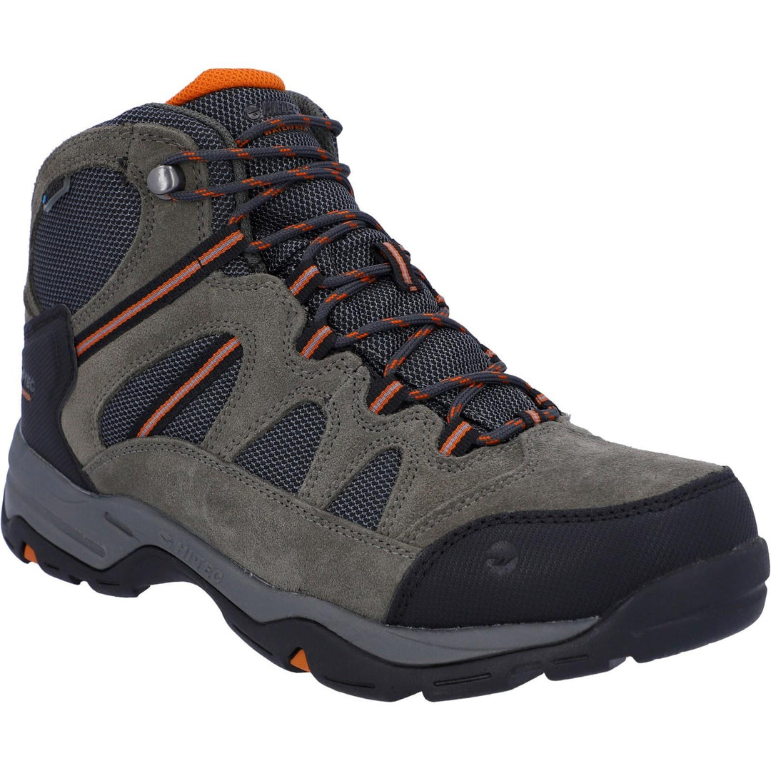 Men's Wide Fit Hi-Tec Bandera II Hiking Boots - Charcoal/Graphite in Charcoal/Graphite - Image 3