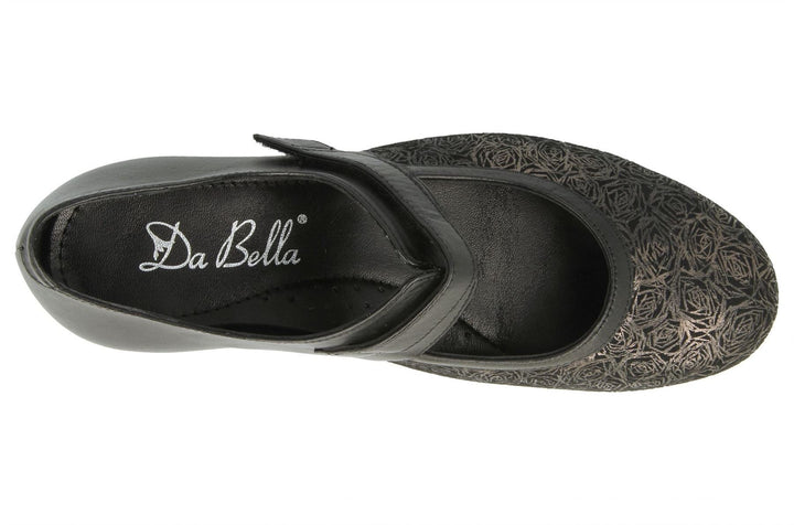 Womens Wide Fit DB Constance Shoes in Black - Image 1