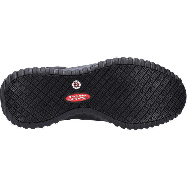 Men's Wide Fit Skechers 200027EC Cicades Occupational Trainers in Black - Image 1