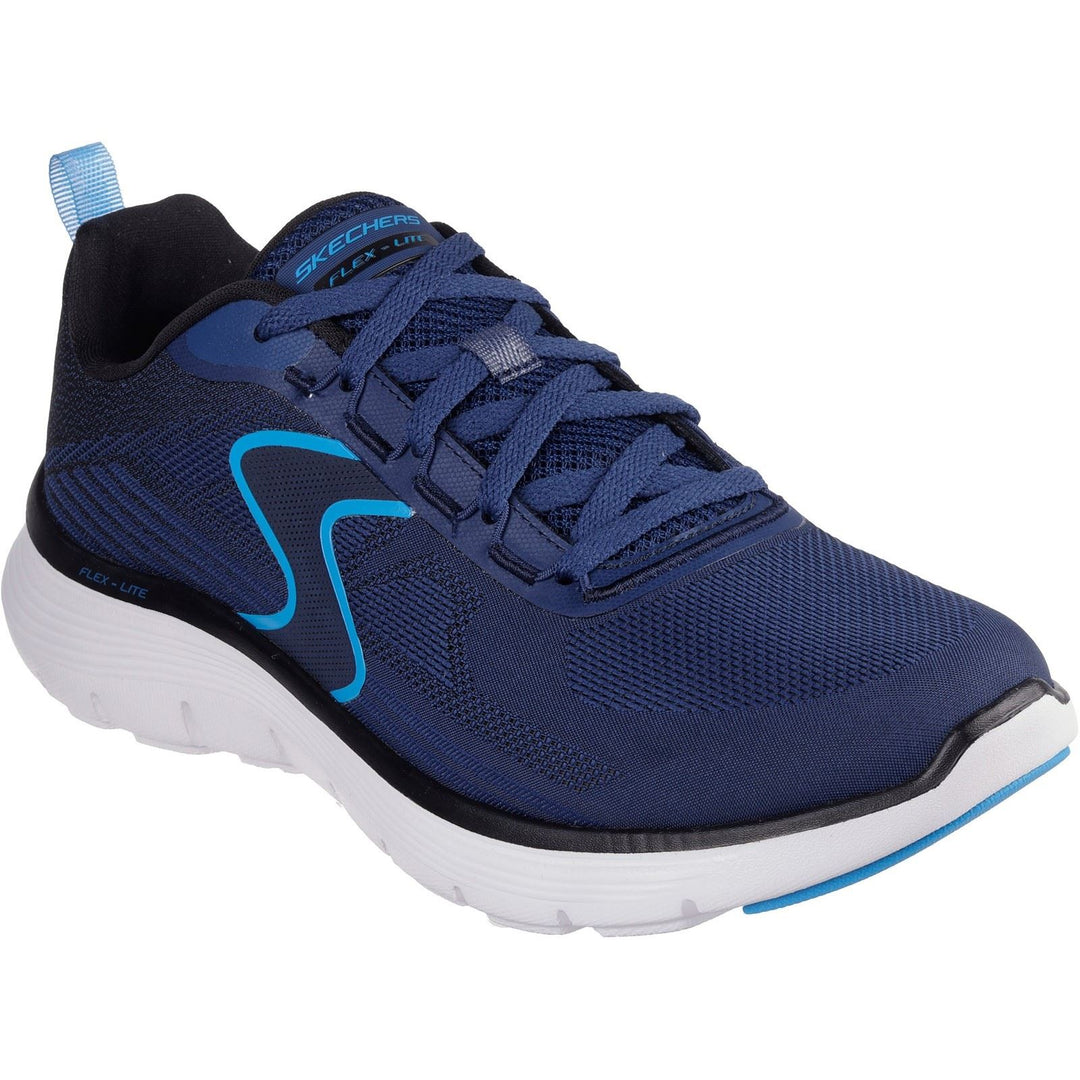 Men's Wide Fit Skechers 232828 Flex Advantage 5.0 Spreelo Trainers in Navy/Blue - Image 3