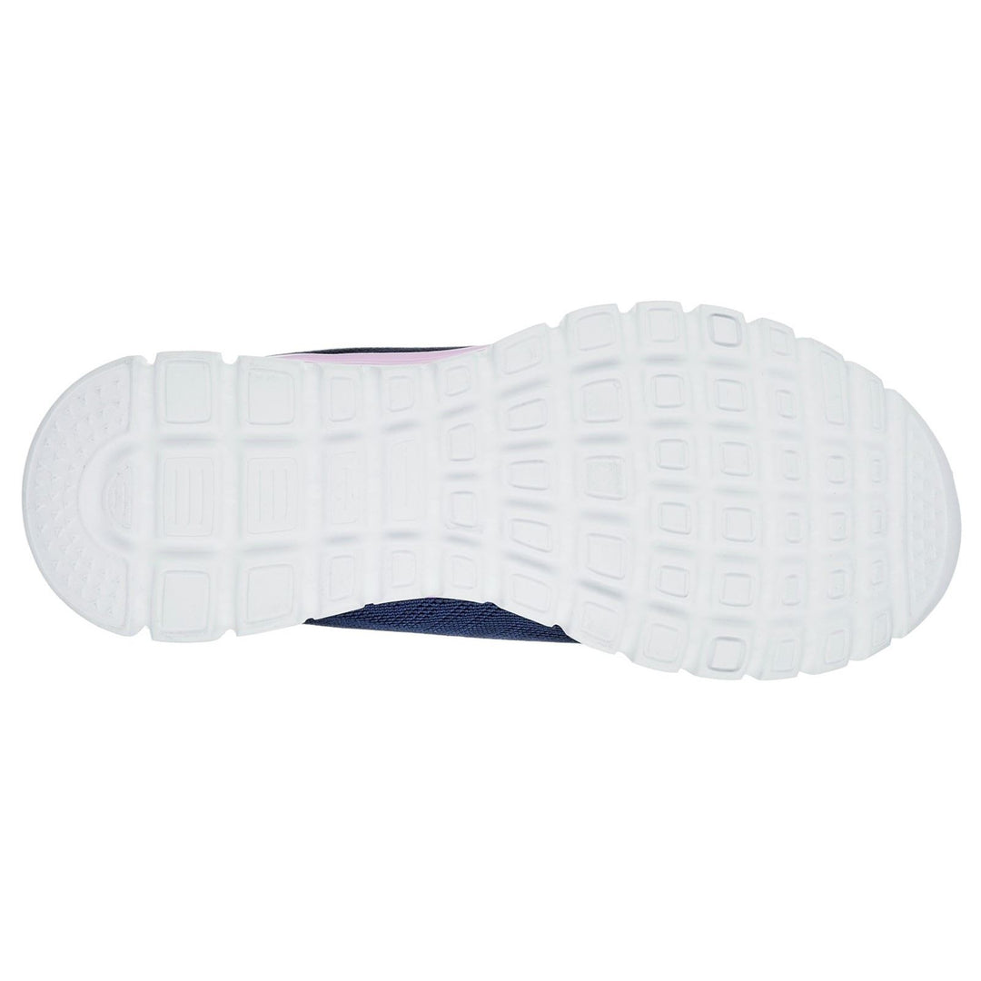 Women's Wide Fit Skechers 12615  Graceful Get Connected Sports Trainers - Navy/Pink in Navy/Pink - Image 7