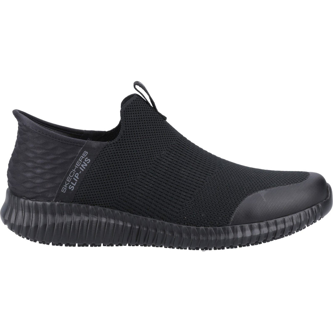 Men's Wide Fit Skechers 200171 Slip-ins Cessnock Rylind SR Work Trainers in Black - Image 2