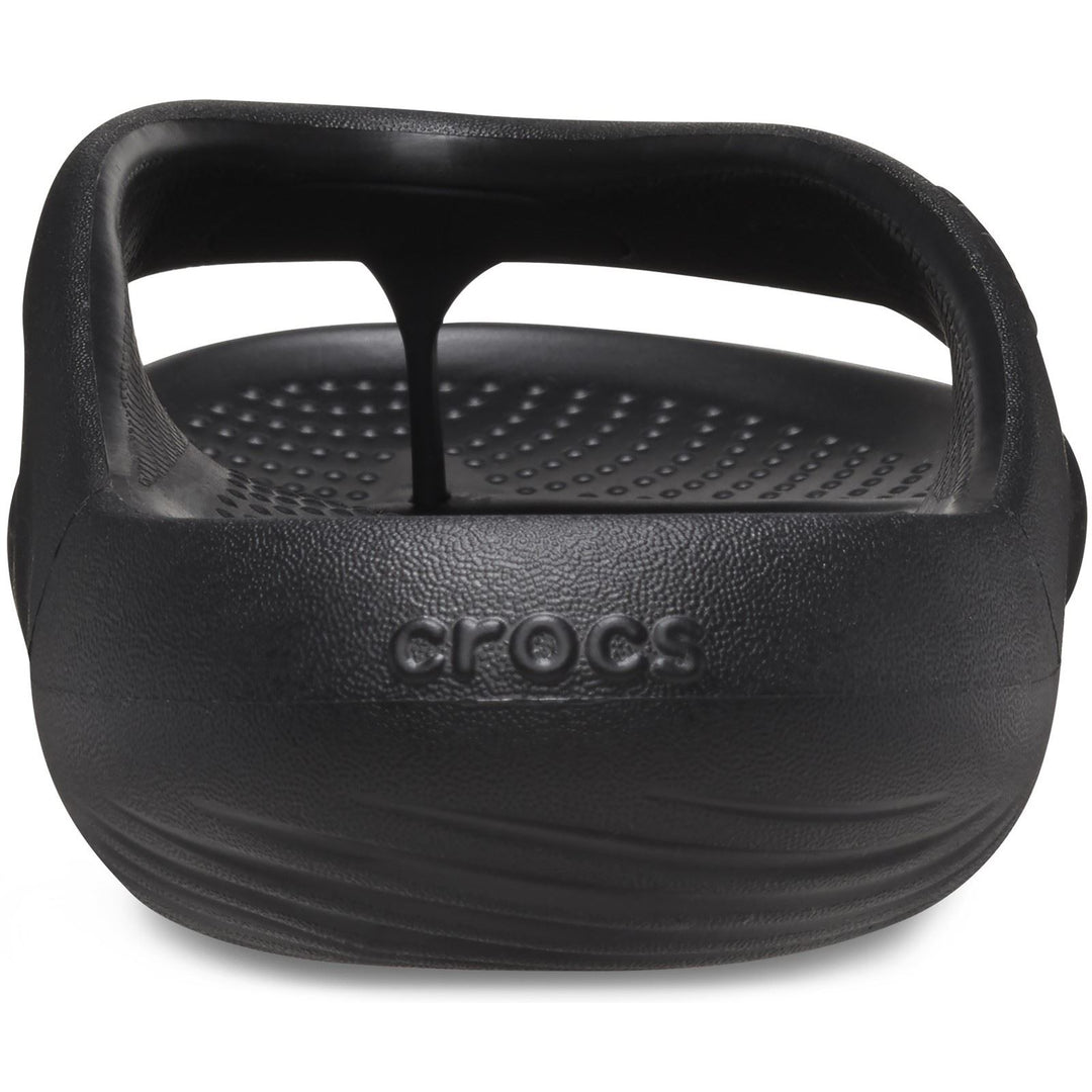 Women's Crocs 208437 Mellow Recovery Flip Flops in Black - Image 5