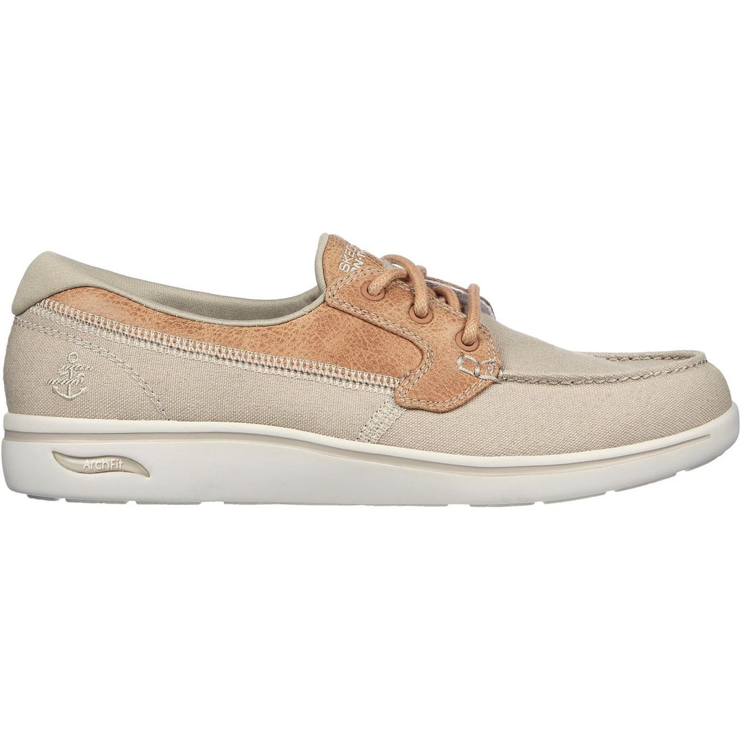 Women's Wide Fit Skechers 136620 Arch Fit Uplift Cruise'n By Trainers in Natural - Image 2