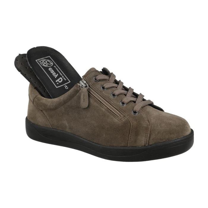 Women's Wide Fit DB Sugar Shoes in Blue Suede - Image 8