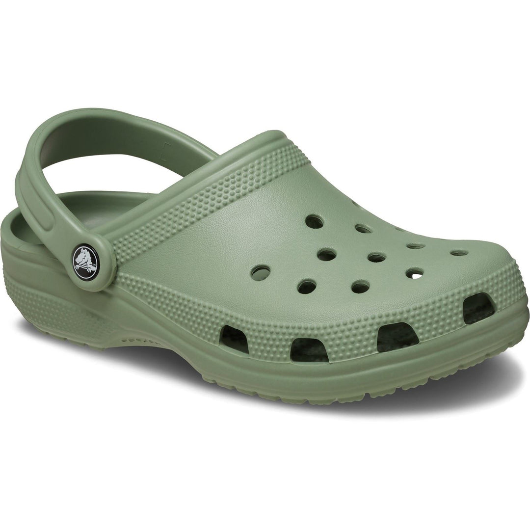 Women's 10001 Crocs Classic Clog Sandals in Moss - Image 3