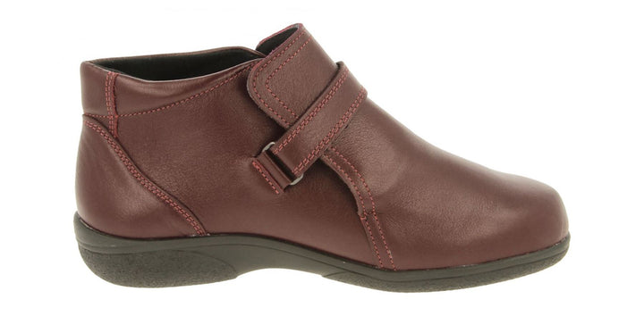 Womens Wide Fit DB Goldcrest Boots in Black Leather - Image 1
