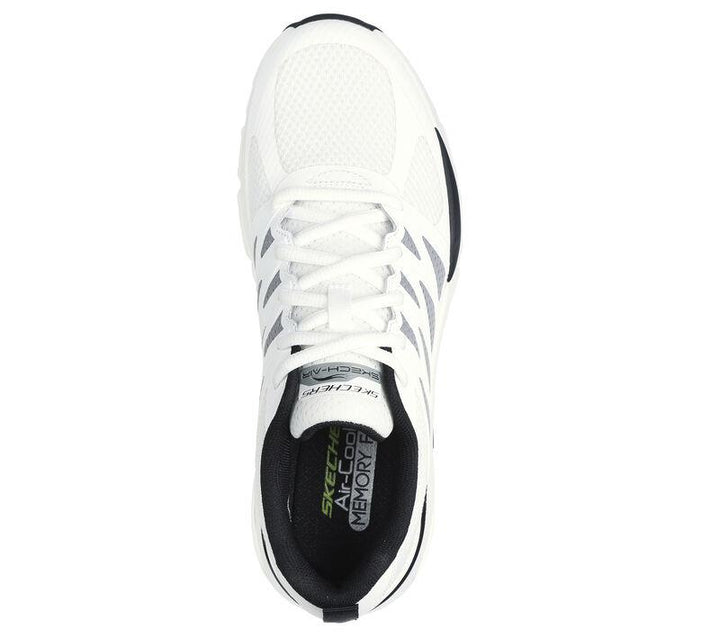 Men's Wide Fit Skechers 232657 Skech-Air Ventura Trainers in White/Black - Image 1