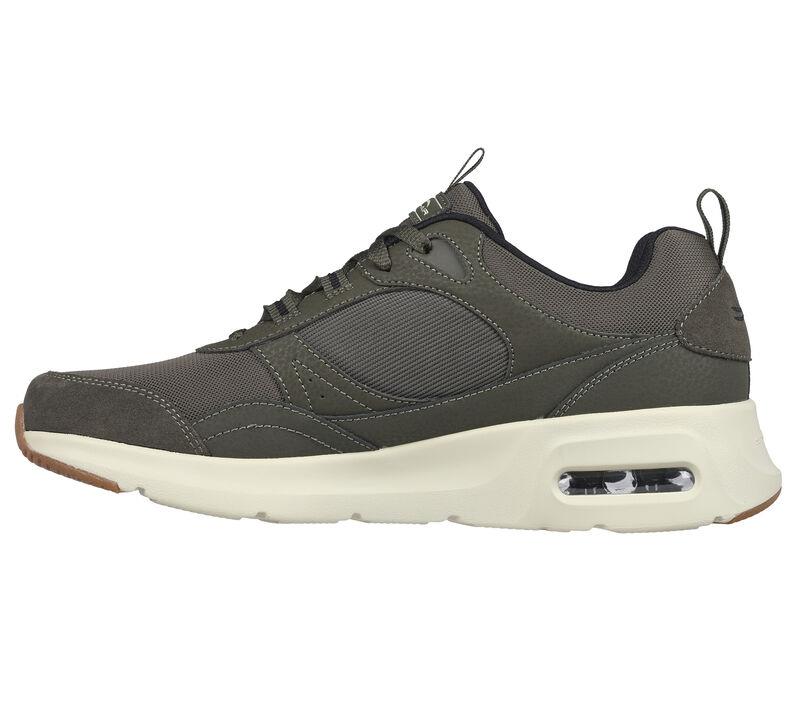 Men's Wide Fit Skechers 232646 Court Homegrown Skech Air Trainers in Navy/Black - Image 9