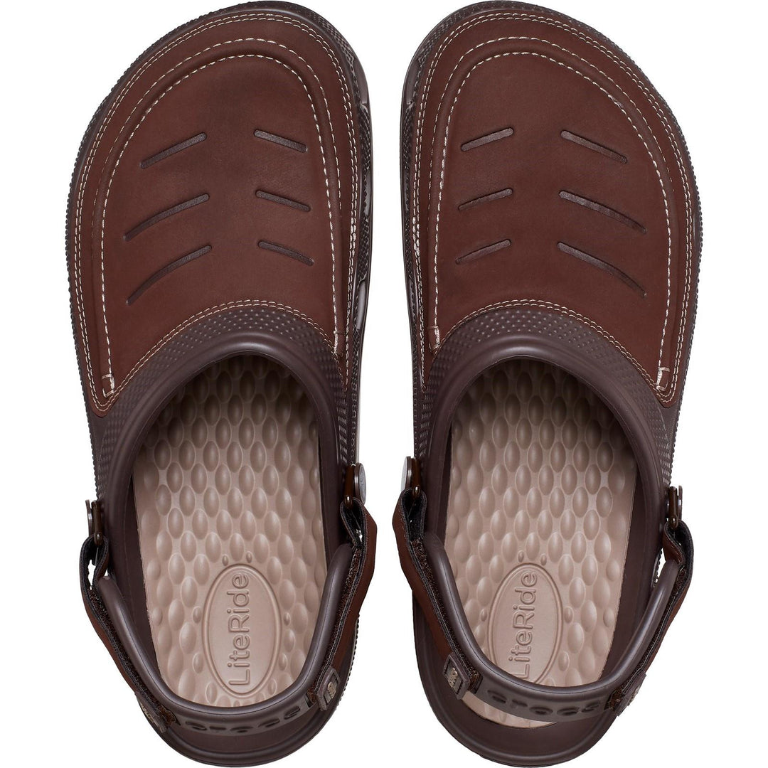 Men's Crocs 207689 Yukon Vista II Sandals in Black/Slate Grey - Image 11