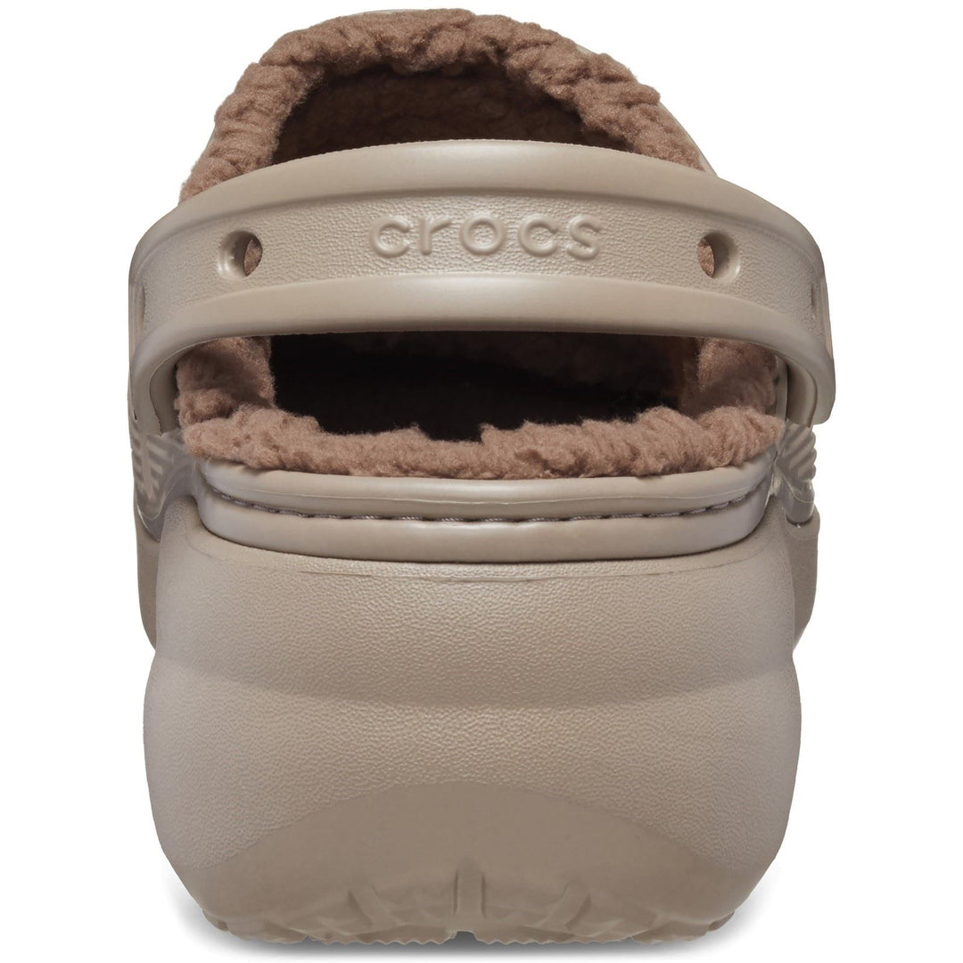 Women's Crocs 207938 Classic Platform Lined Clog Sandals in Black - Image 22
