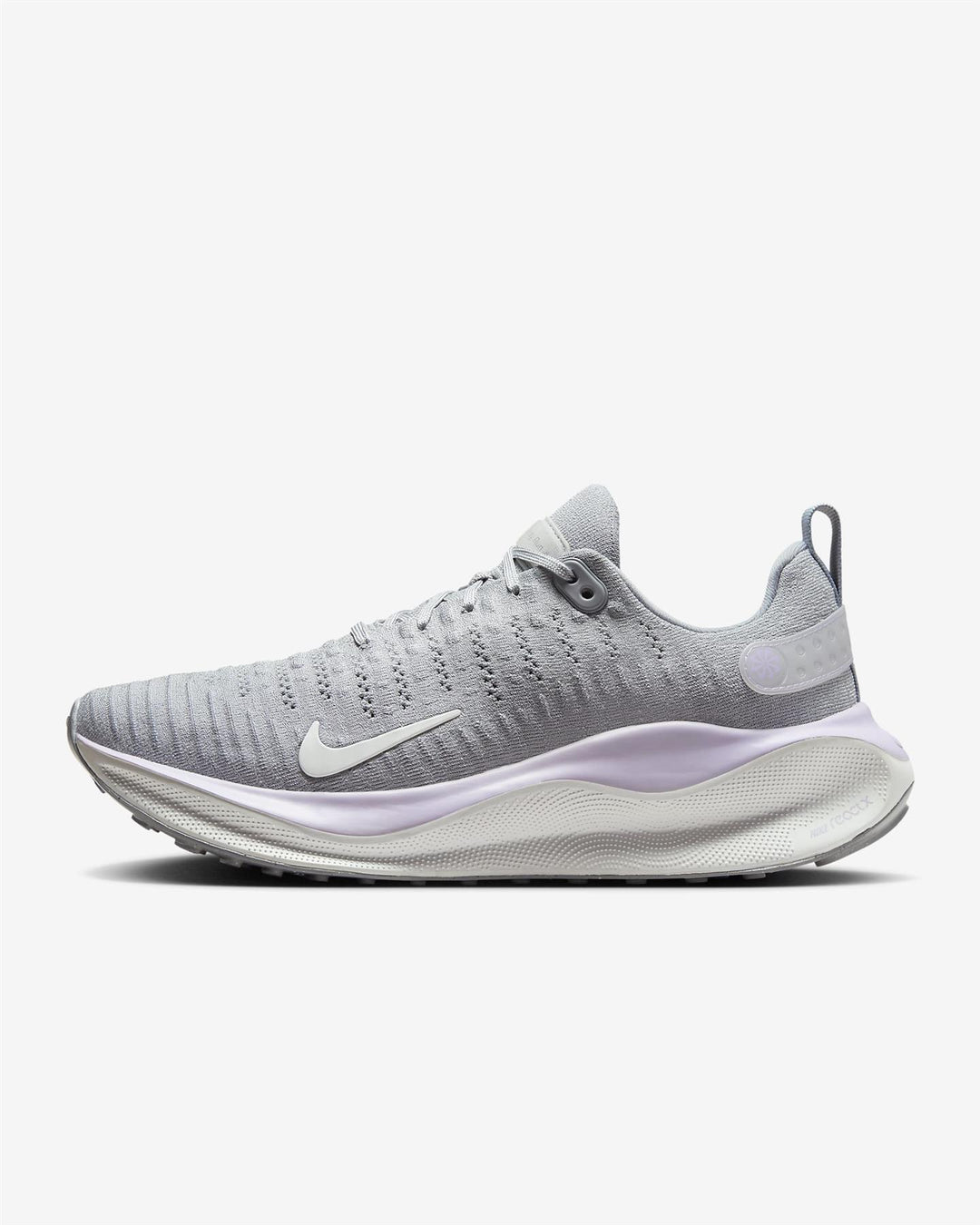 Women's Wide Fit Nike FN0880-012 Reactx Infinity Run 4 Running Trainers in Grey - Image 4
