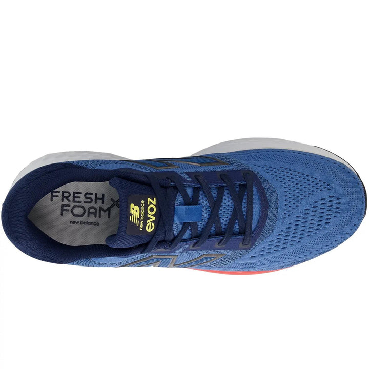 Men's Wide Fit New Balance MEVOZLH4 Walking Trainers - Fresh Foam in Blue/White - Image 1