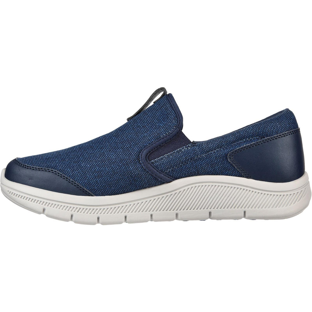 Men's Wide Fit Skechers 214035 Go Golf Arch Fit Trainers in Navy/Grey - Image 4