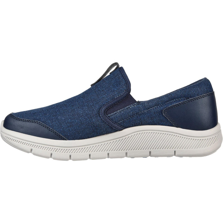 Men's Wide Fit Skechers 214035 Go Golf Arch Fit Trainers in Navy/Grey - Image 1